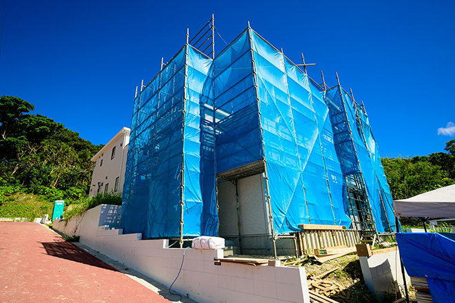 The road to completion KOMOREBI UMIKAJI Villa 南城市知念知名