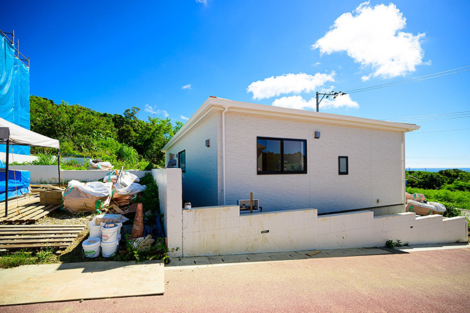 The road to completion KOMOREBI UMIKAJI Villa 南城市知念知名