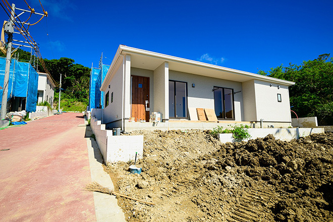 The road to completion KOMOREBI UMIKAJI Villa 南城市知念知名