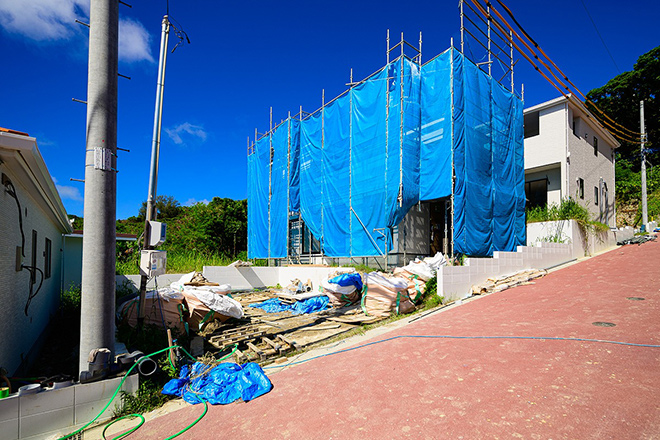 The road to completion KOMOREBI UMIKAJI Villa 南城市知念知名