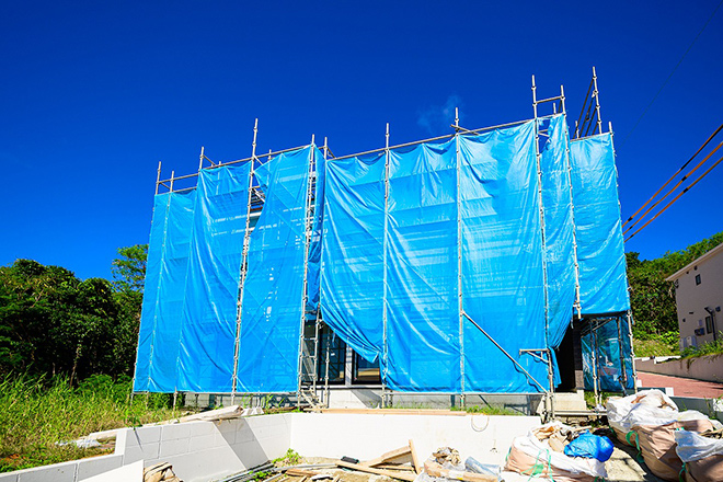 The road to completion KOMOREBI UMIKAJI Villa 南城市知念知名
