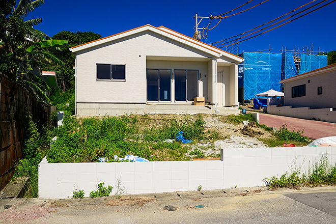 The road to completion KOMOREBI UMIKAJI Villa 南城市知念知名